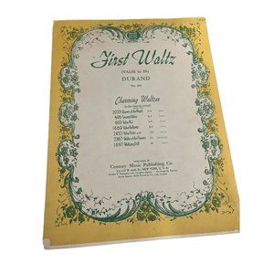 First Waltz Valse in Eb Piano 3rd Grade Century Music Publishing Sheet Music